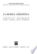 La ricerca urbanistica
