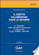 La riforma del diritto fallimentare
