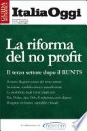 La riforma del no profit