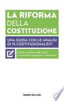 La riforma della Costituzione