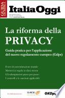 La riforma della privacy