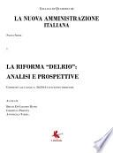 La riforma “Delrio”: analisi e prospettive