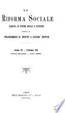 La Riforma sociale