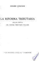 La riforma tributaria
