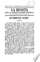 La rivista dell'Associazione veneta di pubblica utilita periodico di scienze, arti, industrie, commerci, navigazione ecc