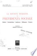 La Rivista italiana di previdenza sociale
