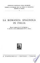 La romanza spagnola in Italia