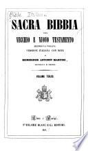La Sacra Bibbia; ossia, Vecchio e Nuovo Testamento secondo la volgata