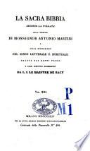 La sacra Bibbia secondo la volgata