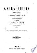 La Sacra Bibbia secondo la Volgata [l*Antico ed il Nuovo Testamento]
