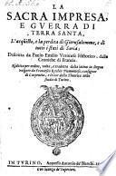 La sacra impressa e guerra die Terra Santa, l'acquisto e la perdita die Gierusalemme e di tutti i stati di Soria