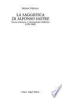 La saggistica di Alfonso Sastre