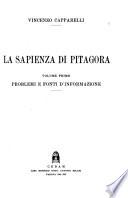 La sapienza di Pitagora: Problemi a fonti d'informazione