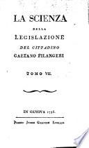 (La) scienza della legislazione