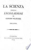 La scienza della legislazione