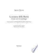 La scienza della libertà. A cosa serve la sociologia