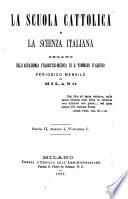 La Scuola cattolica e la scienza italiana