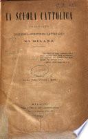 La scuola cattolica periodico religioso scientifico letterario
