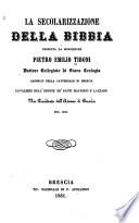 La secolarizzazione della Bibbia