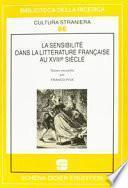 La sensibilité dans la littérature française au XVIIIe siècle