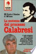 La sentenza del processo Calabresi