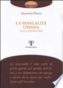 La sessualità umana. Una proposta etica