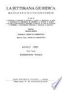 La Settimana giuridica