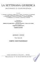 La Settimana giuridica