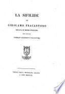 La Sifilide recata in metro italiano da Tommaso Gugerotti Fracastoro