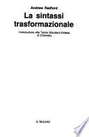 La sintassi trasformazionale