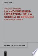 La ›Kompendienliteratur‹ nella scuola di Epicuro