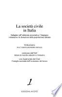 La società civile in Italia