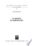 La società in agricoltura