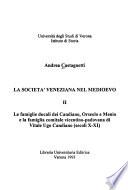La società veneziana nel Medioevo
