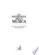La Sociologia della musica