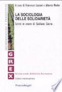La sociologia delle solidarietà