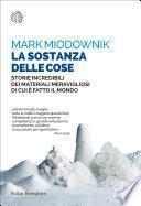 La sostanza delle cose