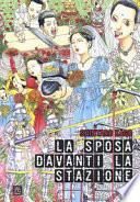 La sposa davanti alla stazione
