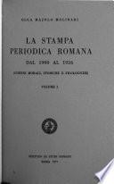 La stampa periodica romana dal 1900 al 1926