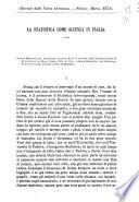 La statistica come scienza in Italia [Fedele Lampertico]