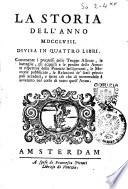 La storia dell'anno 1758. Divisa in quattro libri. Contenente i progressi delle Truppe Alleate, ..