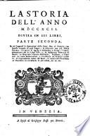 La storia dell'anno 1792. Divisa in sei libri. Parte prima [-seconda]