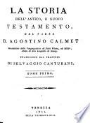 La storia dell'antico e nuovo testamento