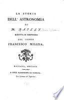 La storia dell' astronomia di m. Bailly