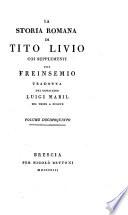 La storia Romana ... coi supplementi del Freinsemio, tradotta dal C. Luigi Mabil col testo a fronte