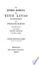 La storia Romana ... coi supplementi del Freinsemio, tradotta dal C. Luigi Mabil col testo a fronte