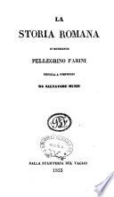 La storia romana di monsignor Pellegrino Farini