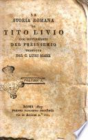 La storia romana di Tito Livio coi supplementi del Freinsemio tradotta dal c. Luigi Mabil volume 1. [-14.]