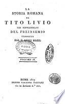 La storia romana di Tito Livio coi supplementi del Freinsemio tradotta dal c. Luigi Mabil volume 1. [-14.]