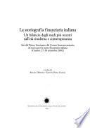 La storiografia finanziaria italiana